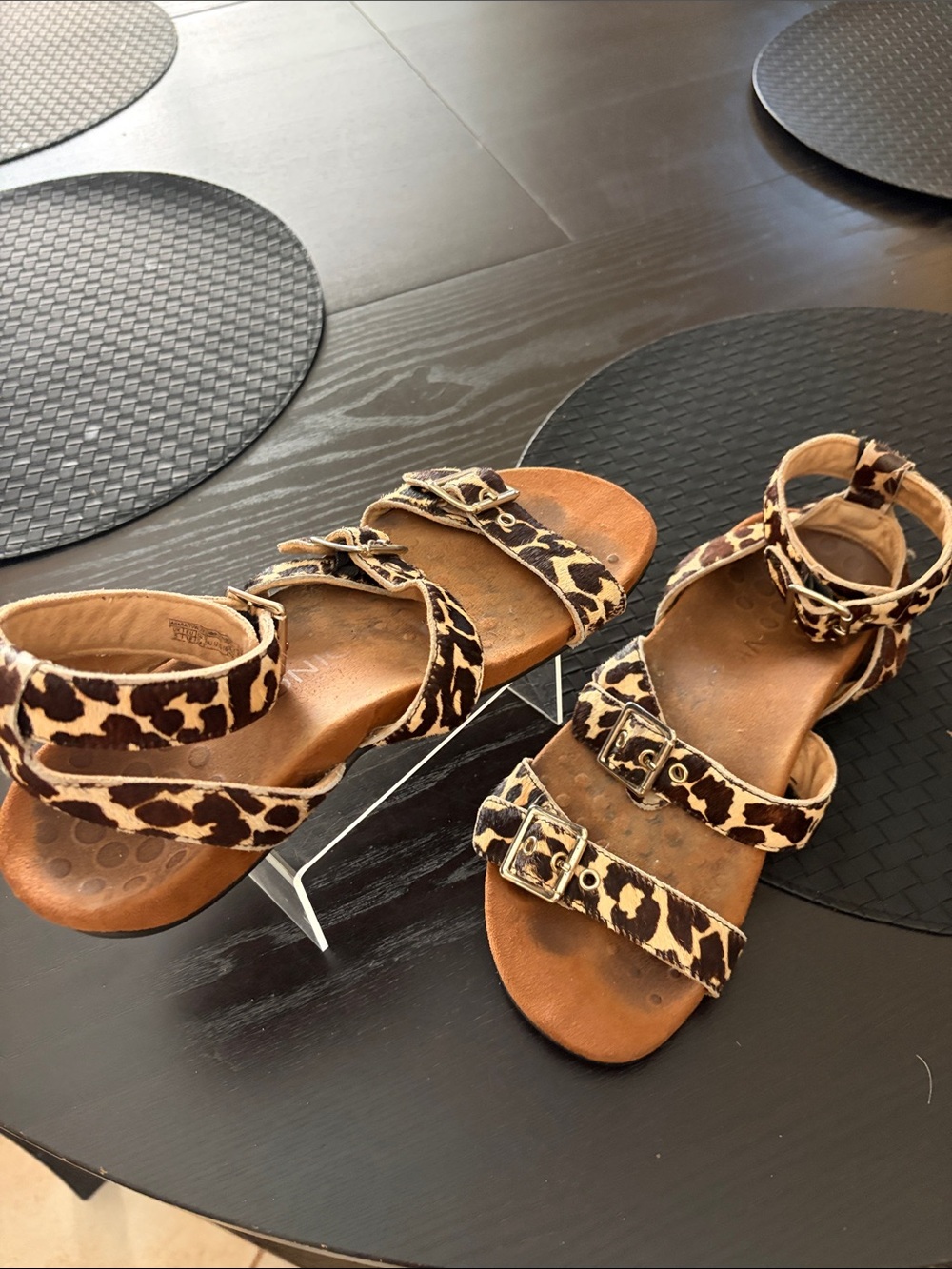 Cheetah sandals
